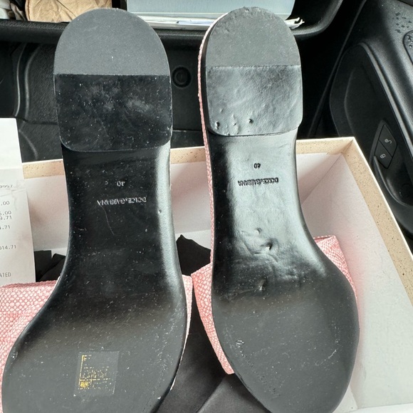 Dolce and Gabbana light pink slides - Picture 4 of 8